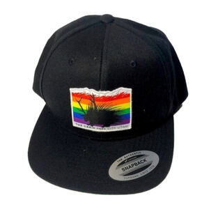 TRUCKER SnapBack Hat Black The Cabin Park City Utah